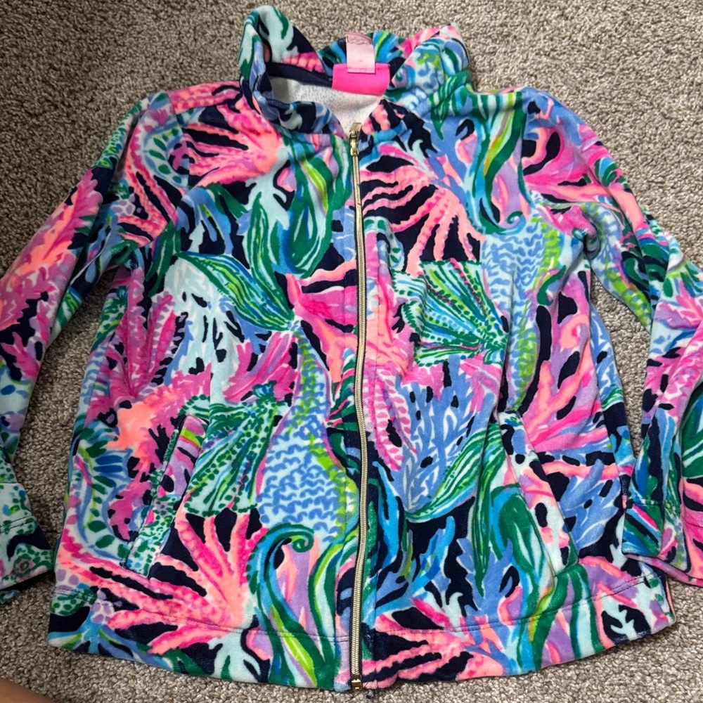 Lilly Pulitzer Velour Jacket